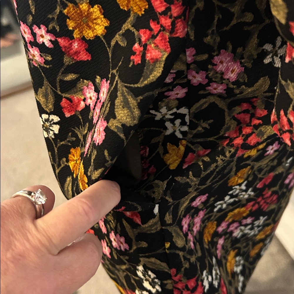 Zara Basic Floral Patterned Dress - image 4